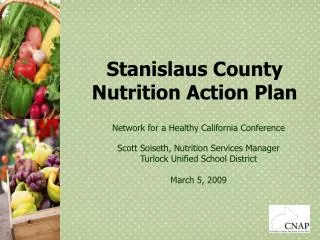 Stanislaus County Nutrition Action Plan