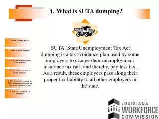 1. What is SUTA dumping?