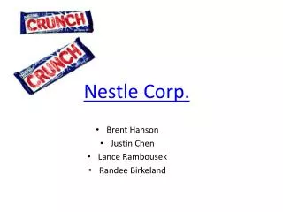 Nestle Corp.