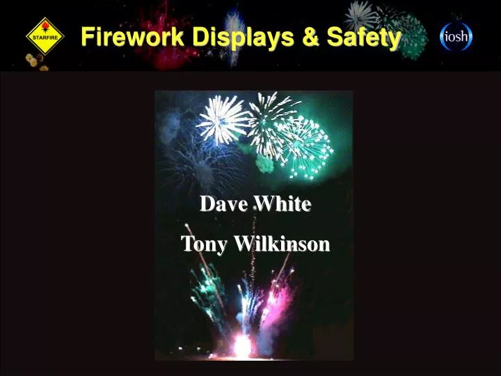 firework displays safety