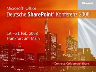 Interoperabilität zwischen SharePoint 2007 und SAP Anwendungen