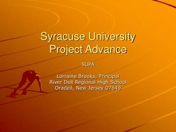 syracuse university project advance