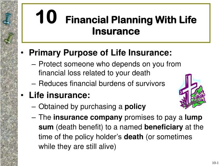 10 financial planning with life insurance