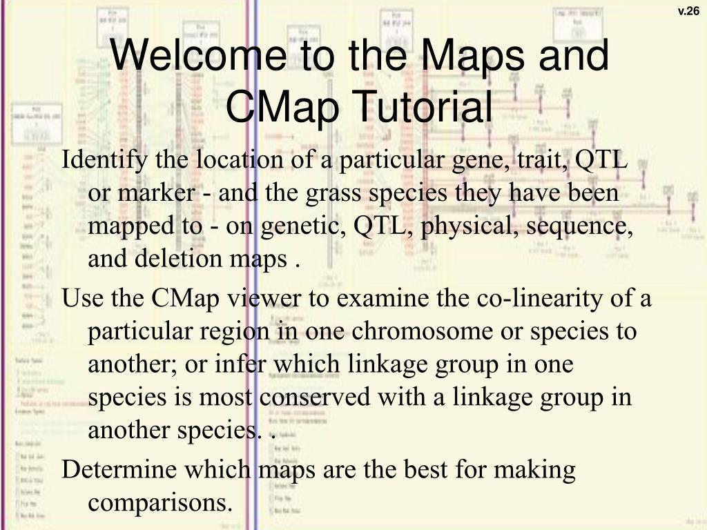 PPT - Welcome to the Maps and CMap Tutorial PowerPoint Presentation ...