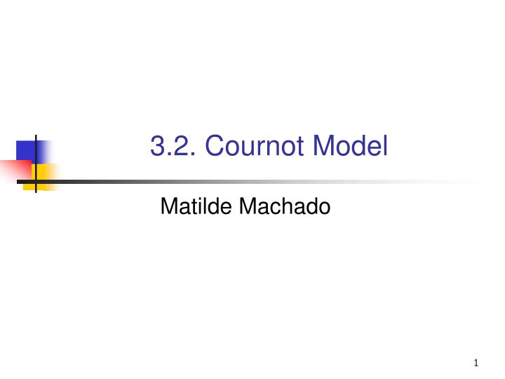 3 2 cournot model