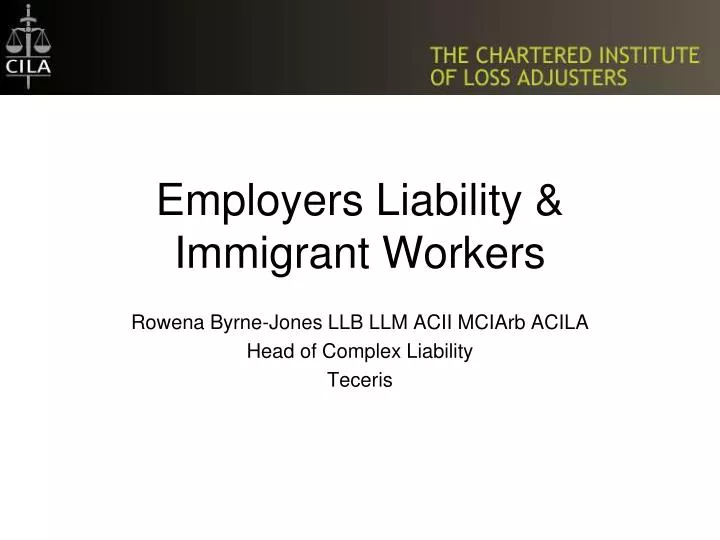 employers liability immigrant workers