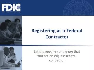 registering as a federal contractor