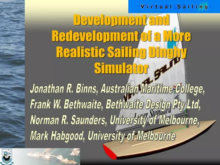 development and redevelopment of a more realistic sailing dinghy simulator
