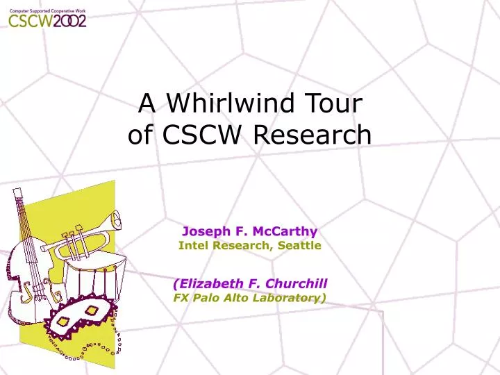 a whirlwind tour of cscw research