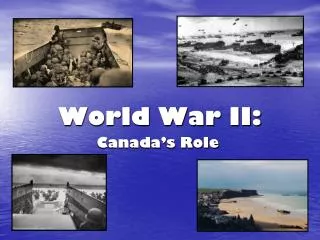 World War II: