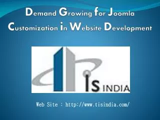 Demand Growing for Joomla Customization in Website Development