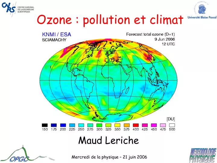 ozone pollution et climat