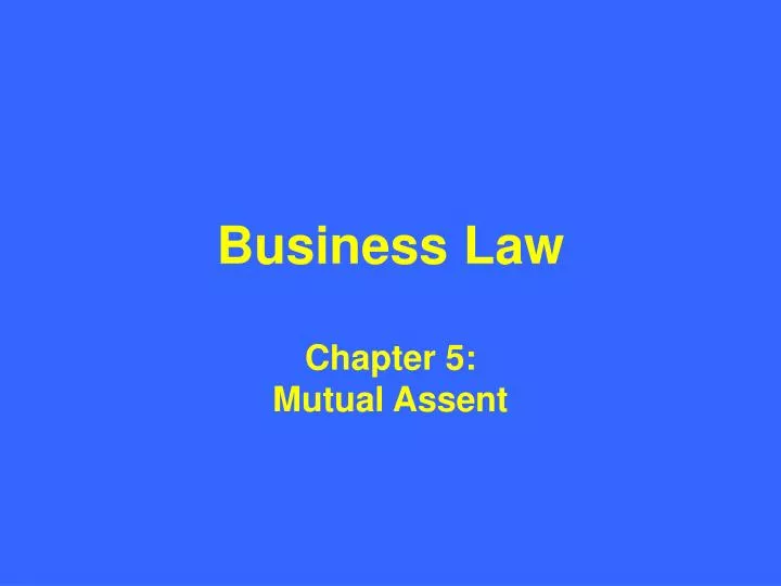 business law