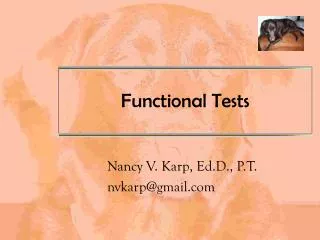 Functional Tests