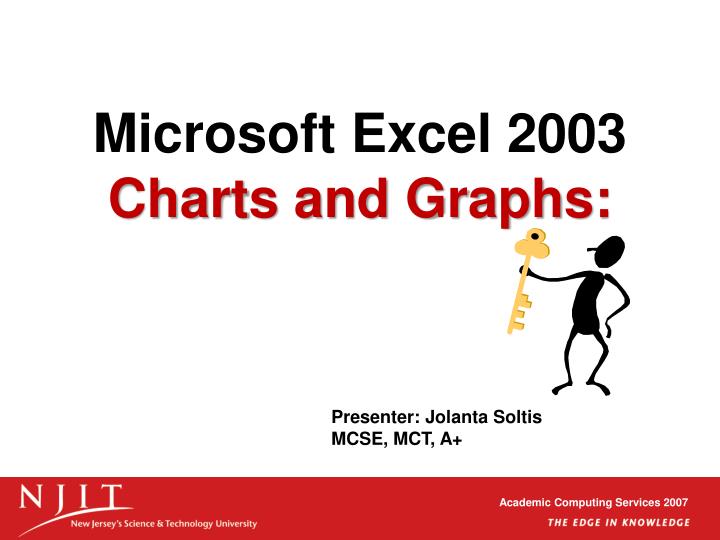 microsoft excel 2003 charts and graphs