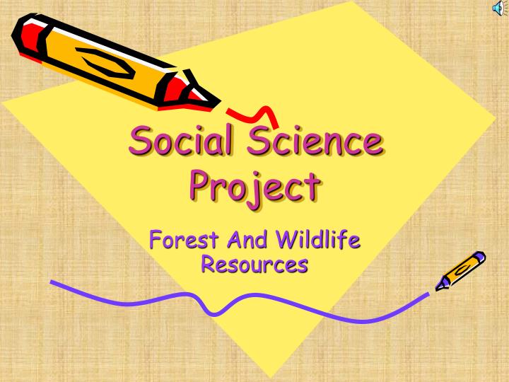 social science project