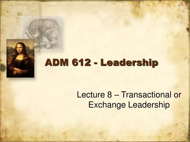 adm 612 leadership