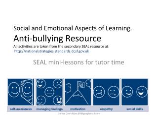 SEAL mini-lessons for tutor time