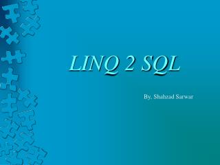 LINQ 2 SQL