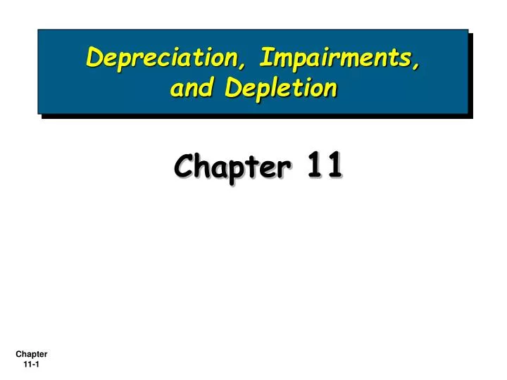 depreciation impairments and depletion