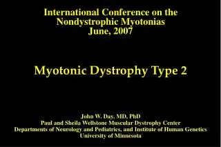 Myotonic Dystrophy Type 2