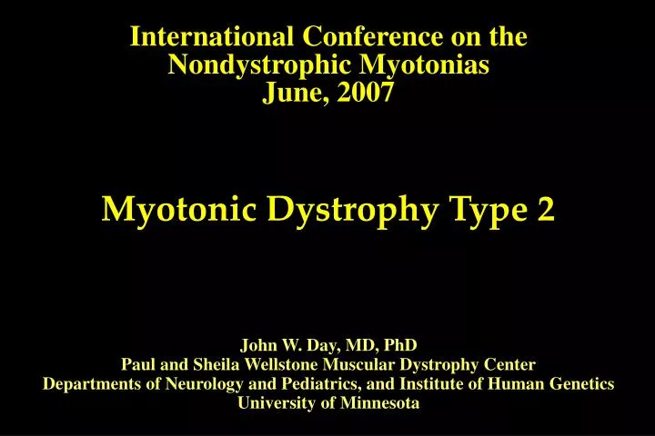 myotonic dystrophy type 2