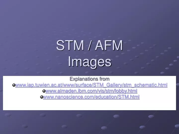 stm afm images