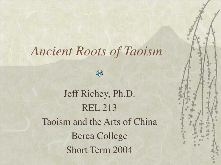 ancient roots of taoism