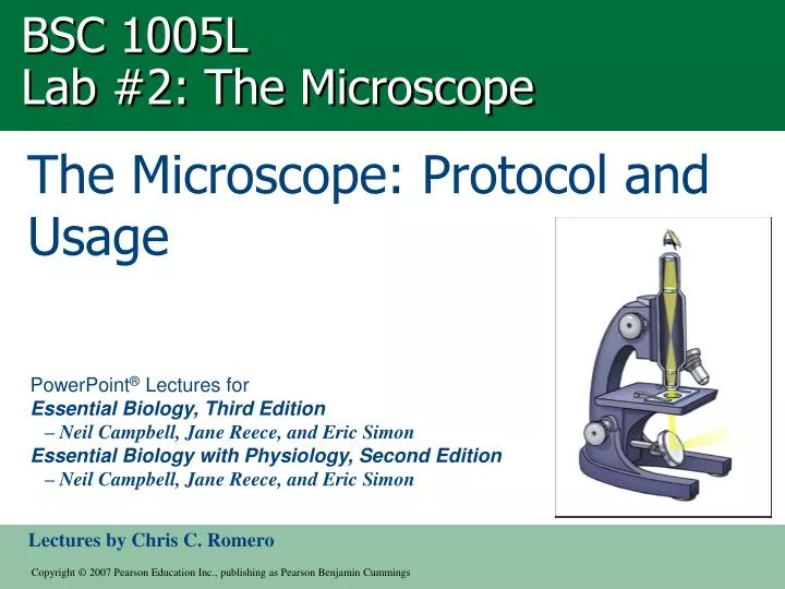 bsc 1005l lab 2 the microscope