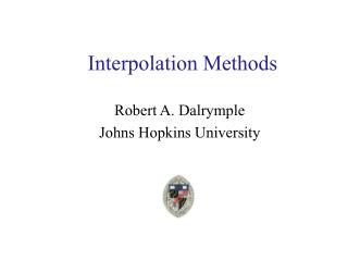 Interpolation Methods