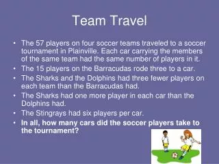 Team Travel