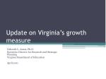 Update on Virginia’s growth measure - slide 1