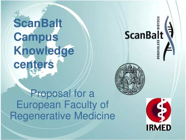 proposal for a european faculty of regenerative medicine