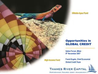 Opportunities in GLOBAL CREDIT