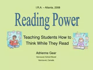 Teaching Students How to Think While They Read