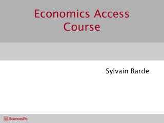 Economics Access Course