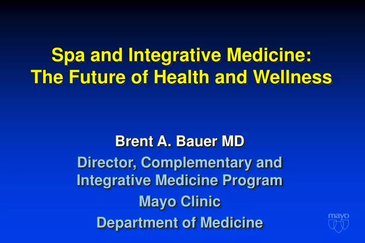 spa and integrative medicine the future of health and wellness