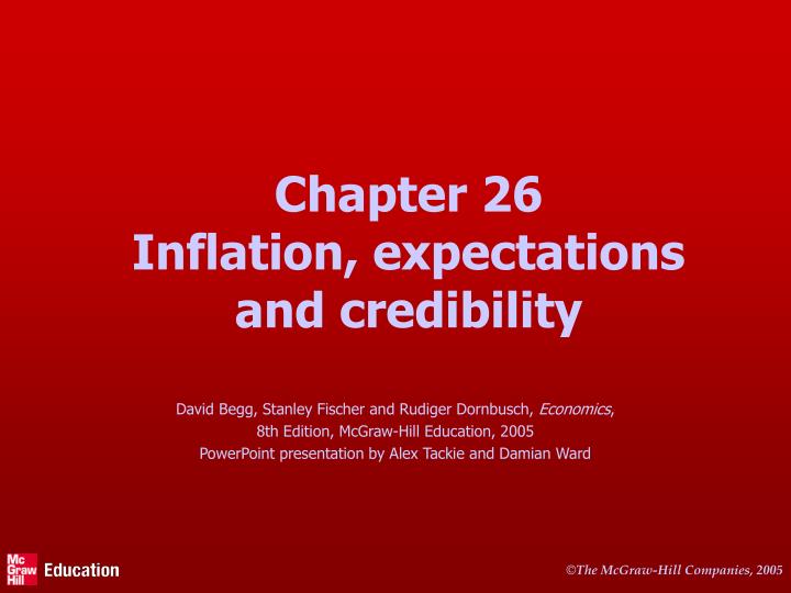 chapter 26 inflation expectations and credibility