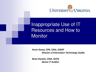 Inappropriate Use of IT Resources and How to Monitor