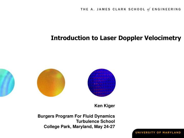 introduction to laser doppler velocimetry