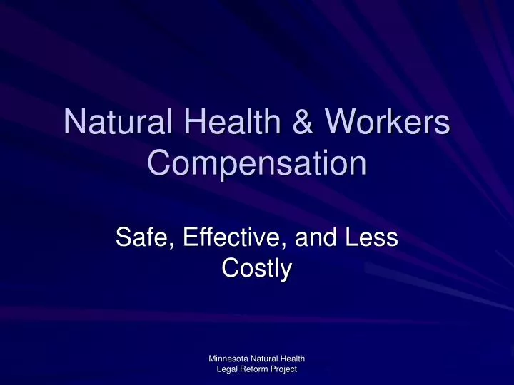 natural health workers compensation