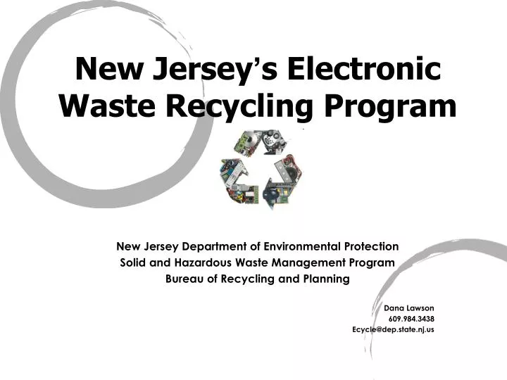 new jersey s electronic waste recycling program