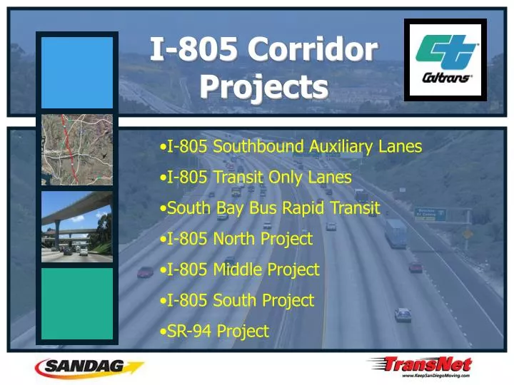 i 805 corridor projects