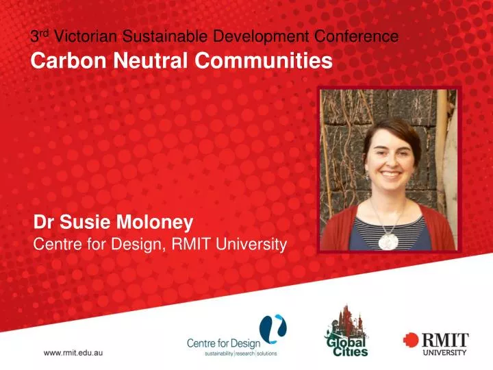 3 rd victorian sustainable development conference carbon neutral communities