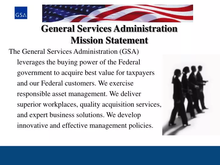 general services administration mission statement