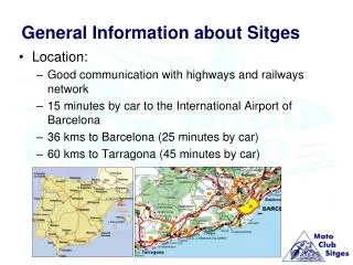 General Information about Sitges