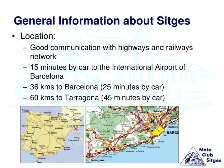 general information about sitges