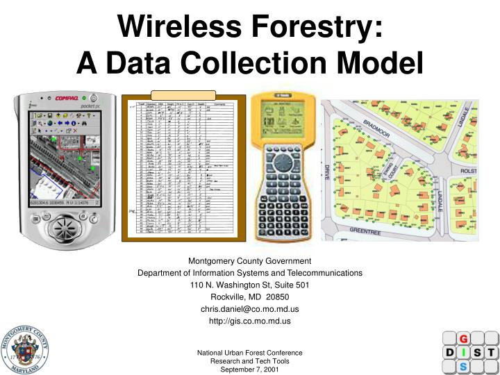 wireless forestry a data collection model