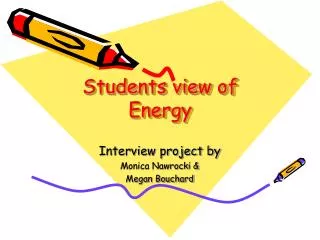 Students view of Energy