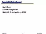 Oracle9i Data Guard - slide 1